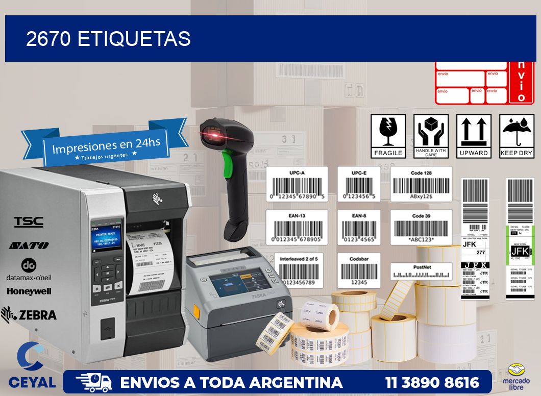 2670 ETIQUETAS