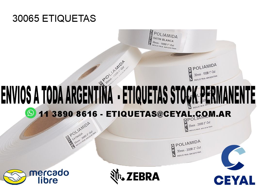 30065 ETIQUETAS