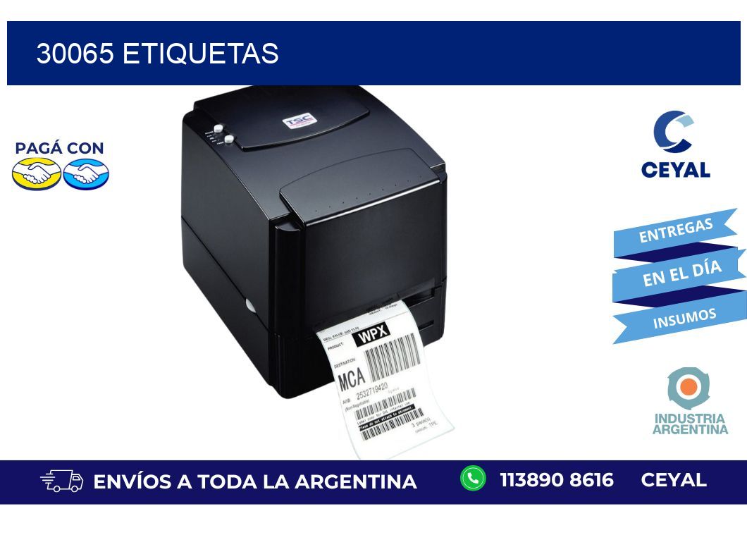 30065 ETIQUETAS