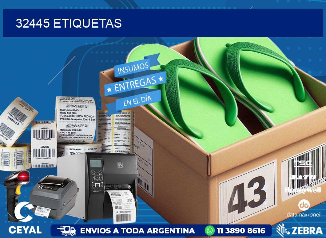 32445 ETIQUETAS