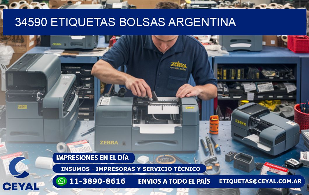 34590 ETIQUETAS BOLSAS ARGENTINA