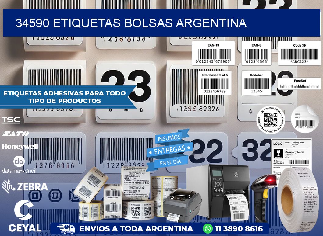 34590 ETIQUETAS BOLSAS ARGENTINA