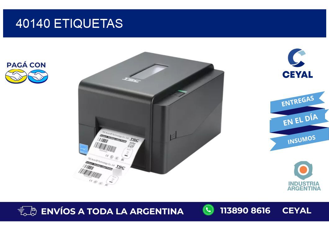 40140 ETIQUETAS