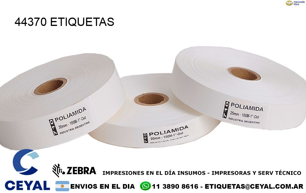 44370 ETIQUETAS