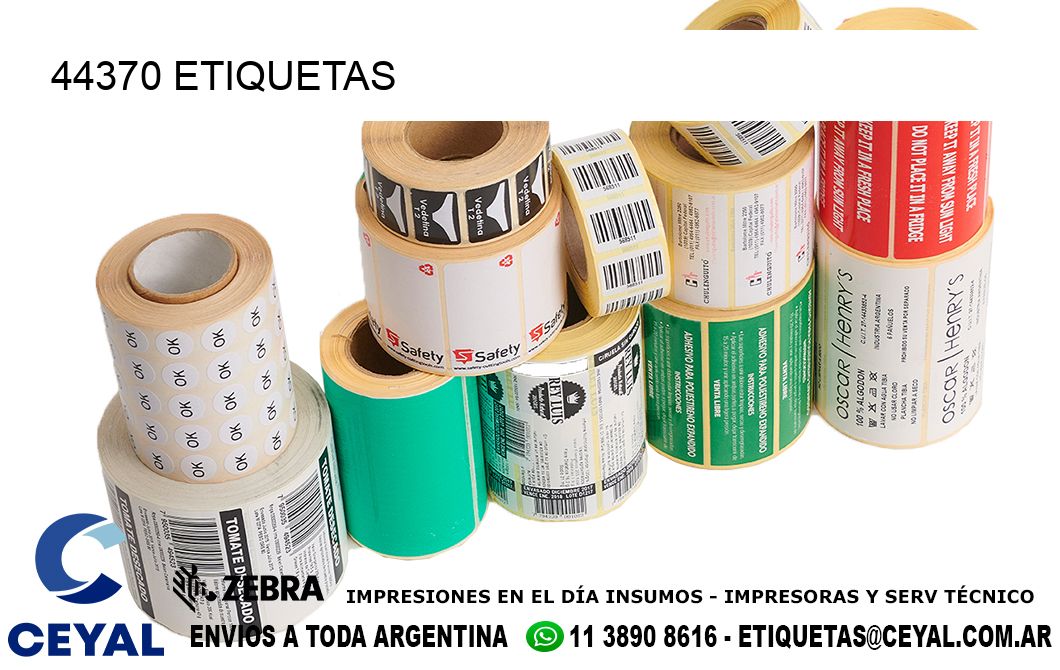 44370 ETIQUETAS
