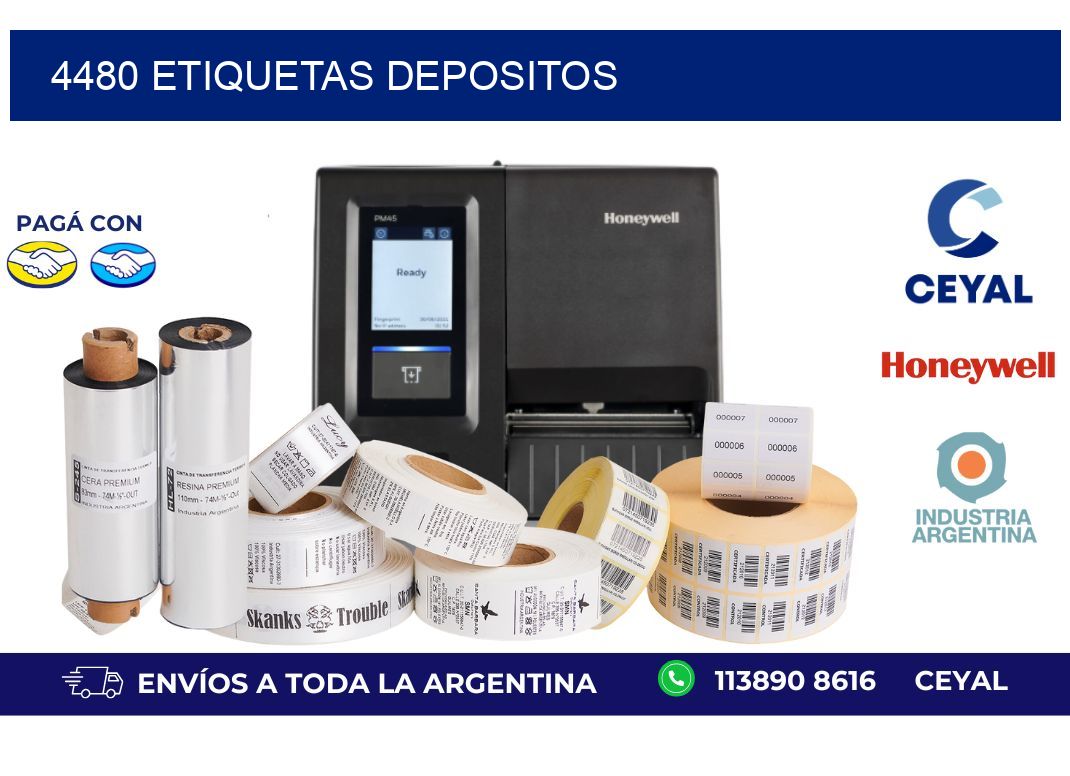 4480 ETIQUETAS DEPOSITOS