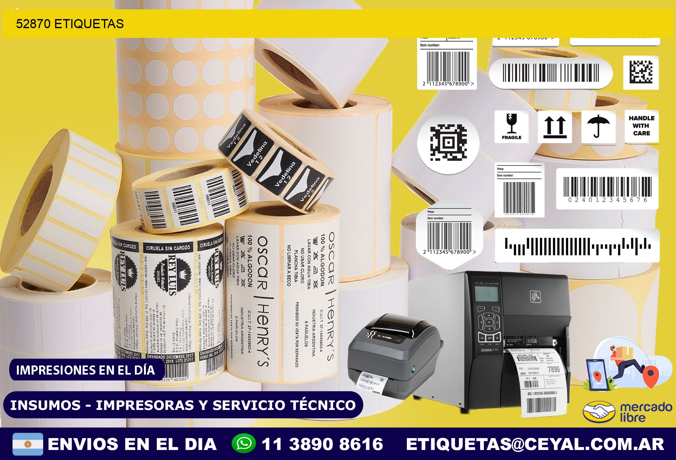 52870 ETIQUETAS