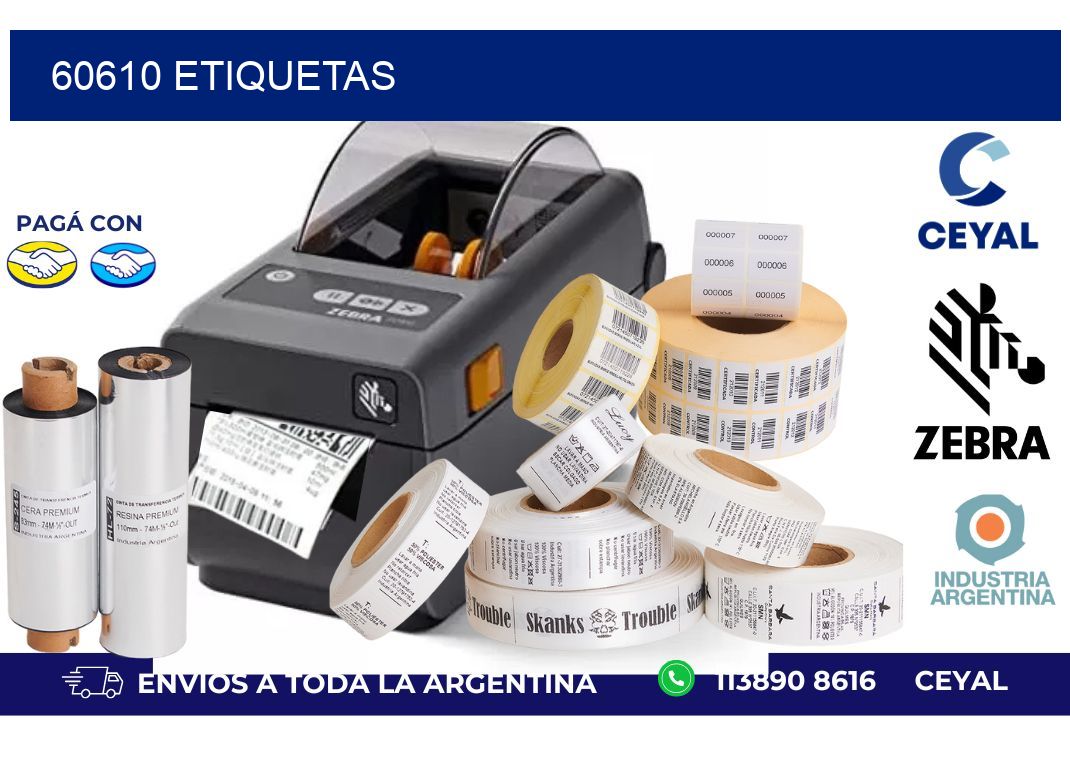60610 ETIQUETAS