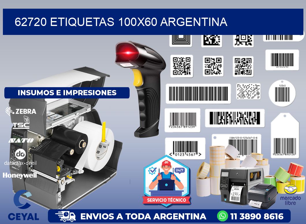62720 ETIQUETAS 100x60 argentina