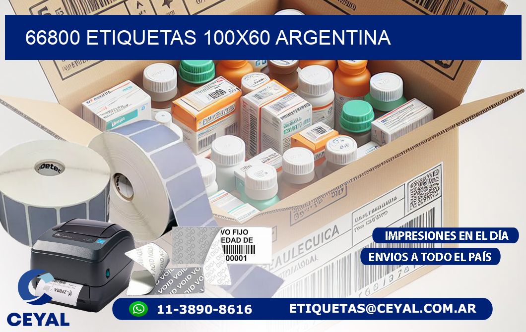 66800 ETIQUETAS 100x60 argentina
