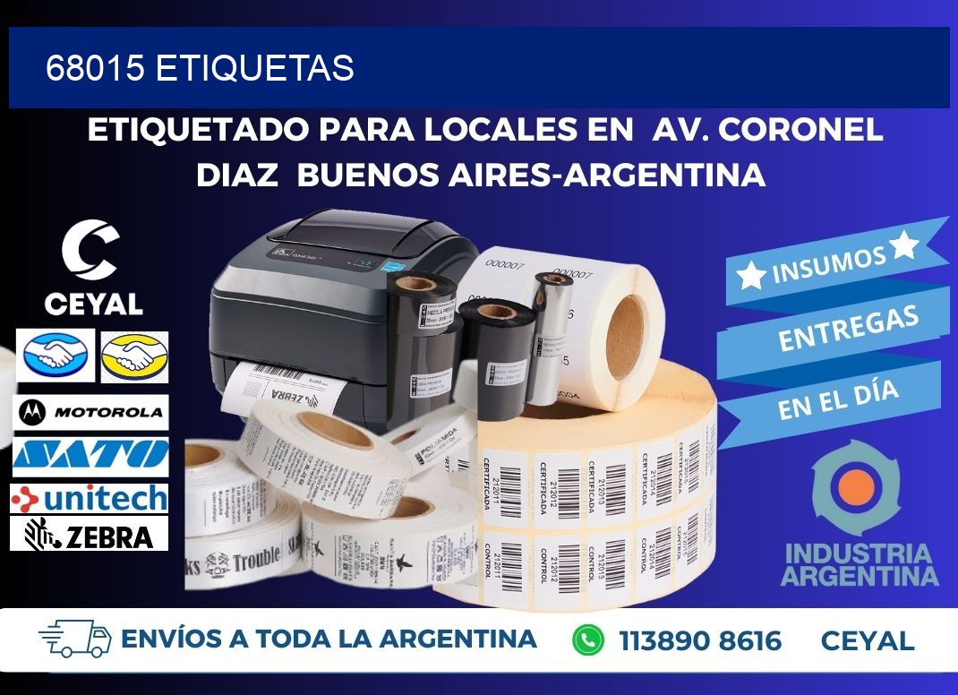 68015 ETIQUETAS