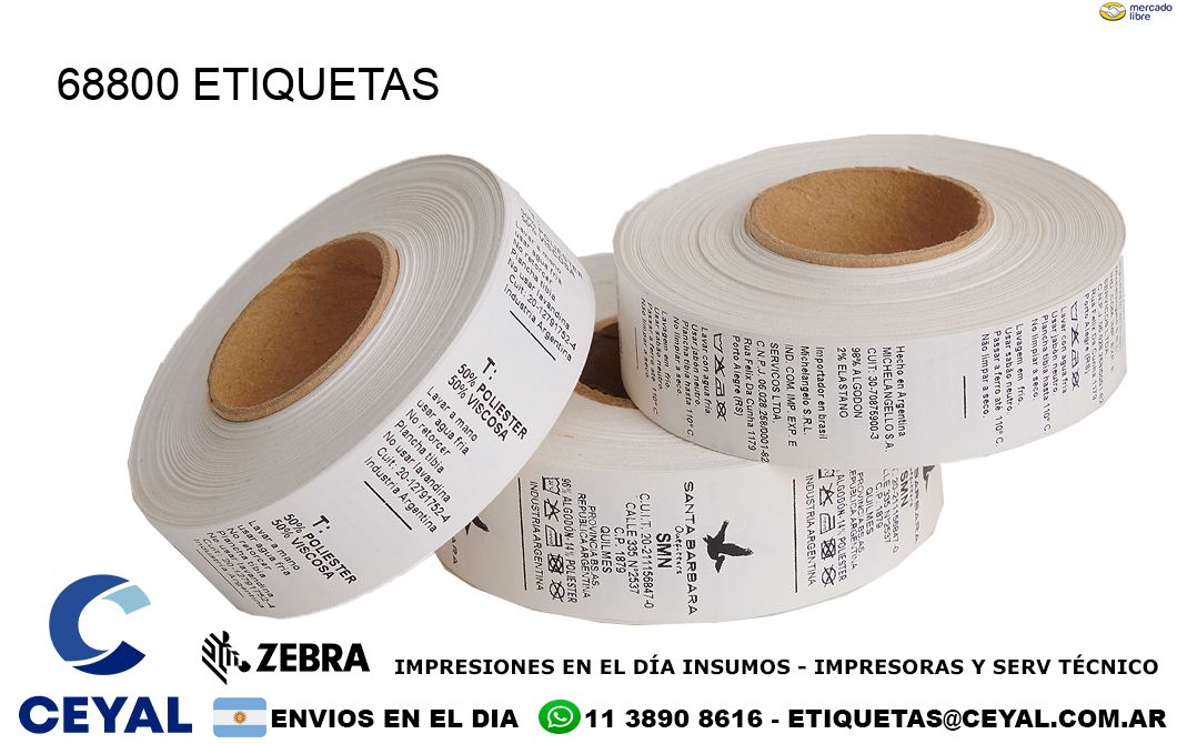 68800 ETIQUETAS