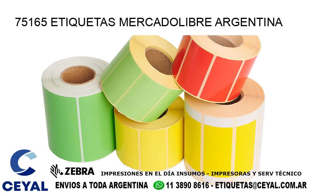 75165 ETIQUETAS MERCADOLIBRE ARGENTINA