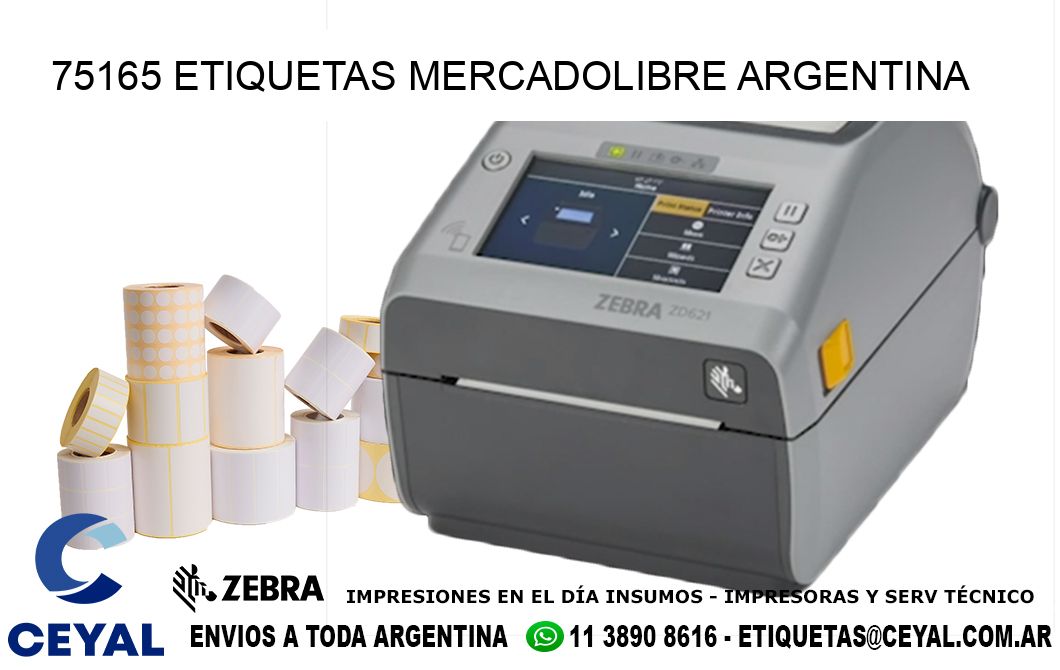 75165 ETIQUETAS MERCADOLIBRE ARGENTINA