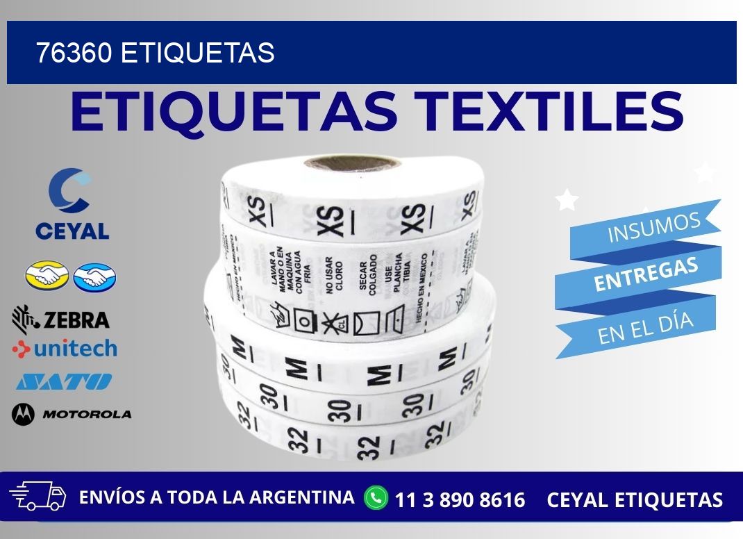 76360 ETIQUETAS