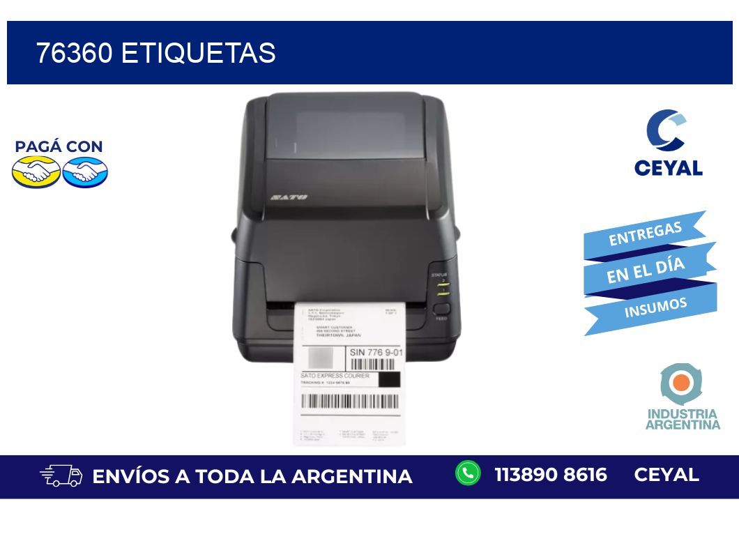 76360 ETIQUETAS
