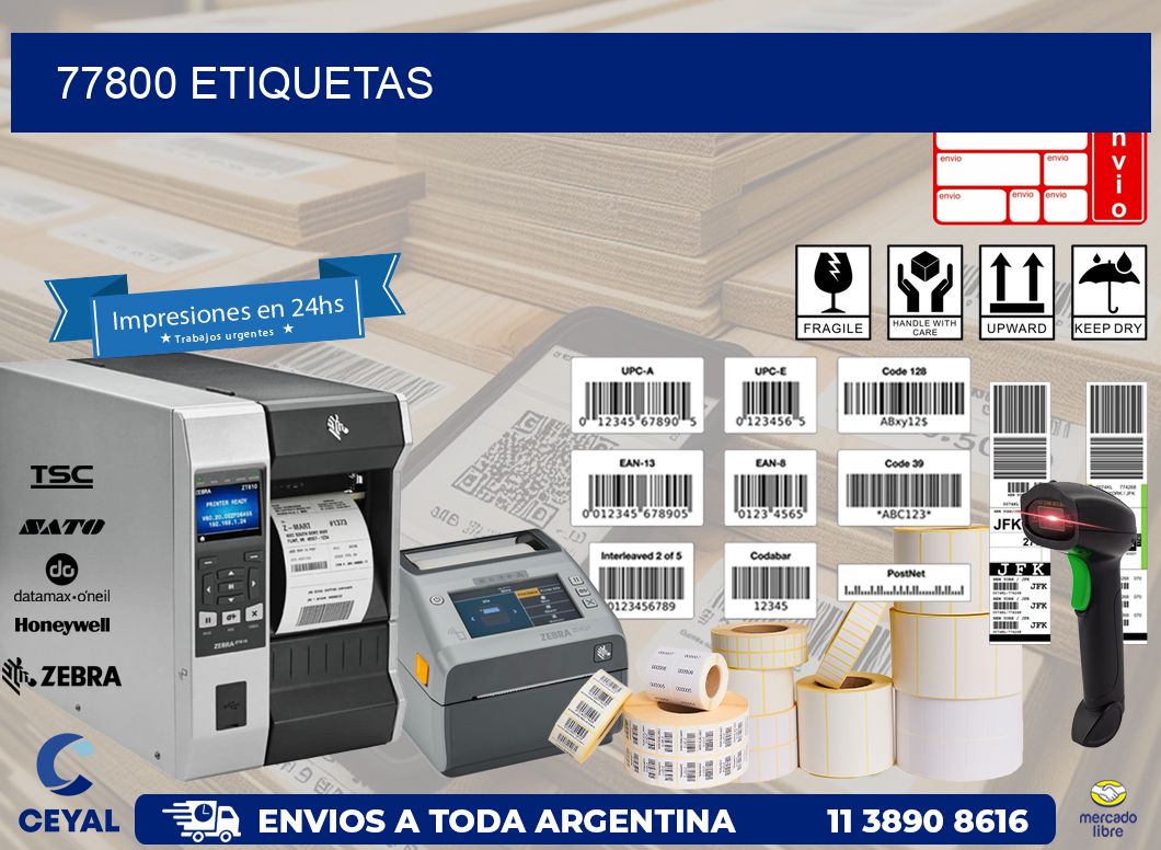 77800 ETIQUETAS