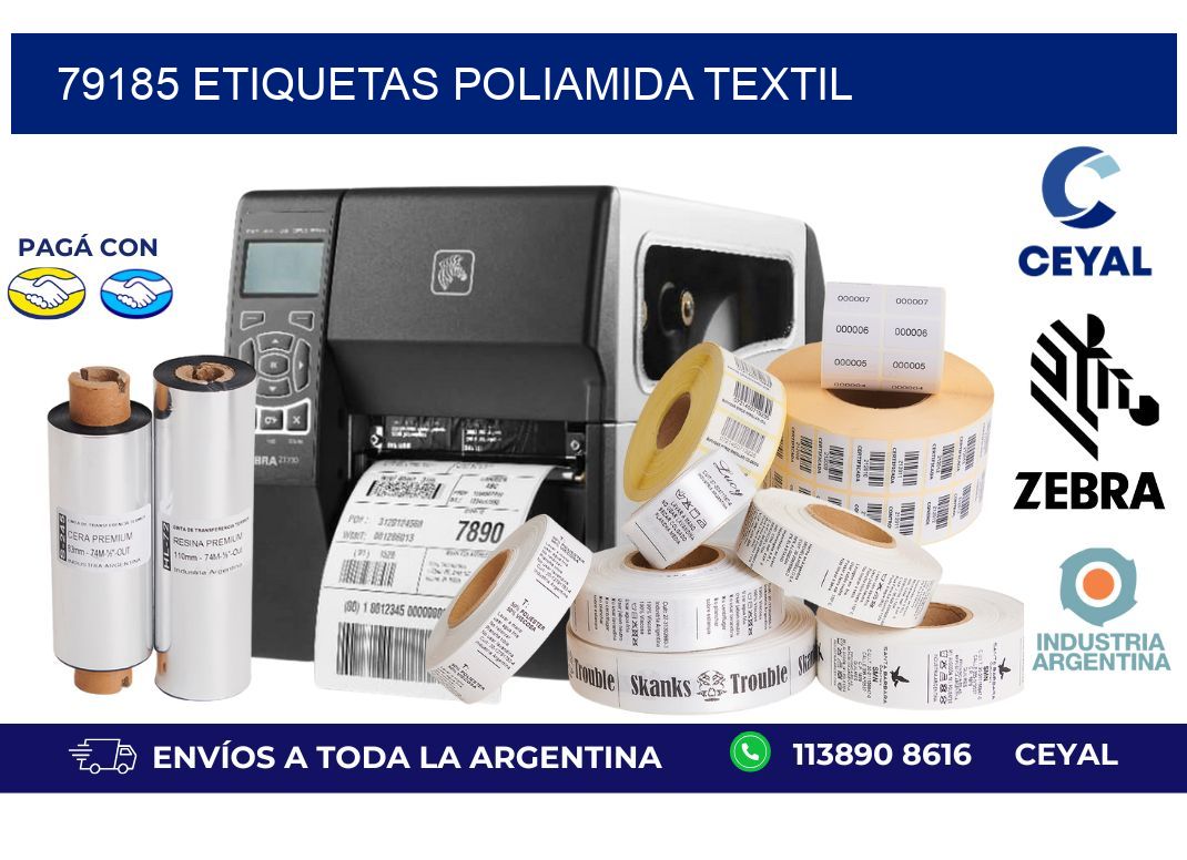 79185 ETIQUETAS POLIAMIDA TEXTIL