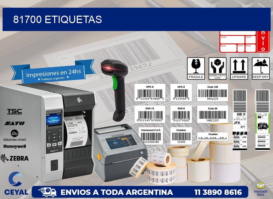 81700 ETIQUETAS