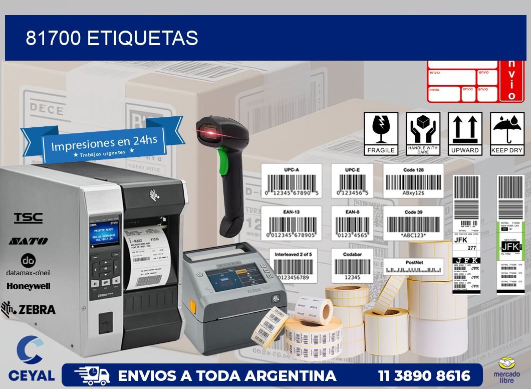 81700 ETIQUETAS