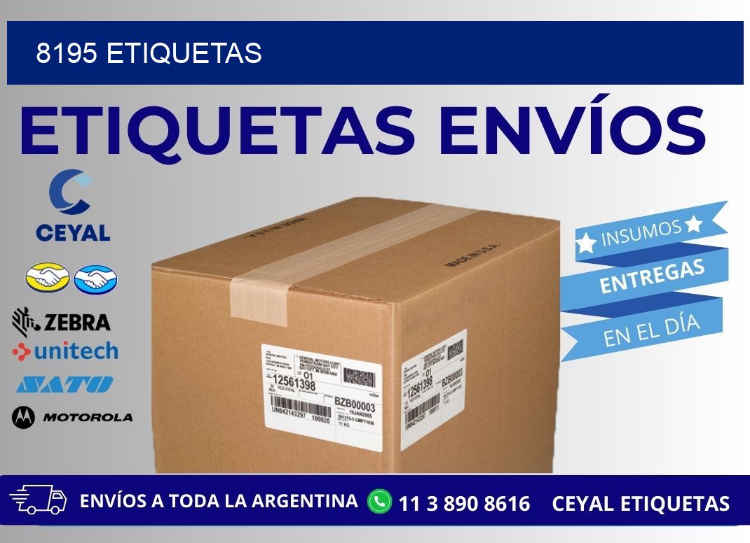 8195 ETIQUETAS