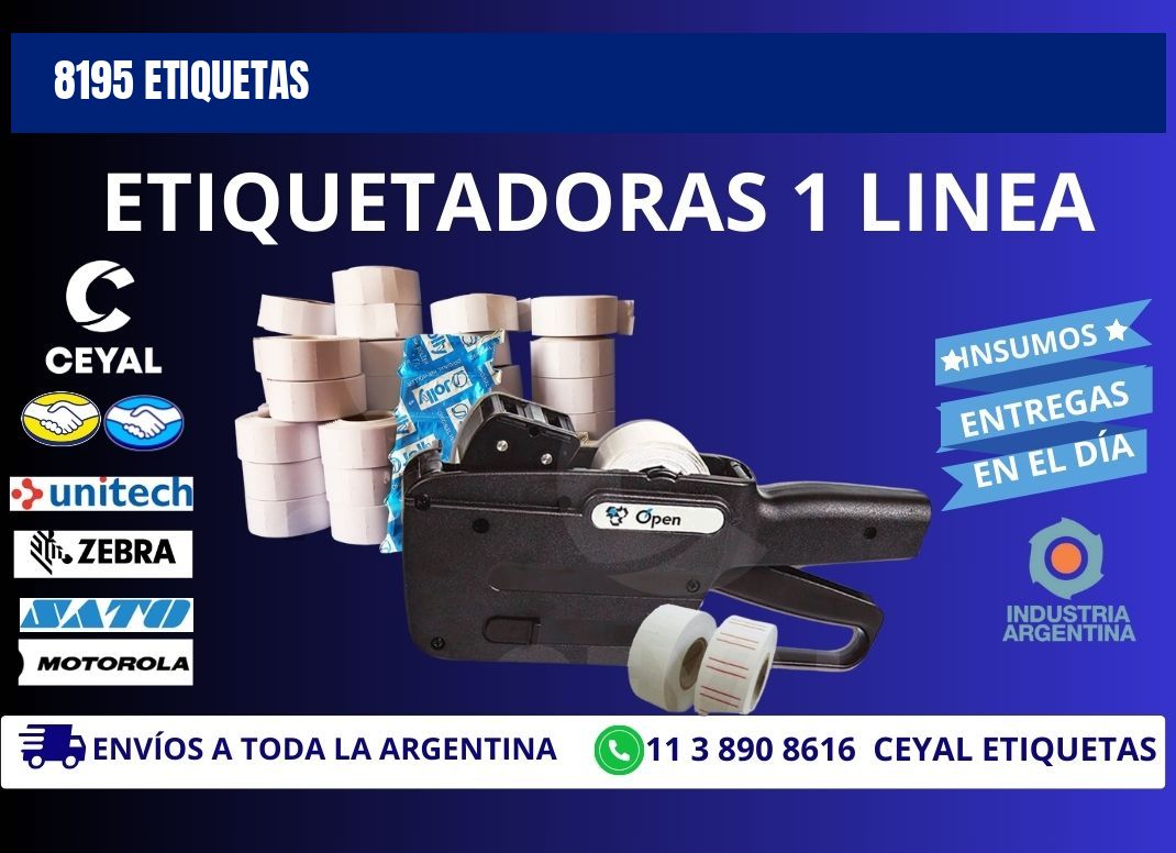 8195 ETIQUETAS