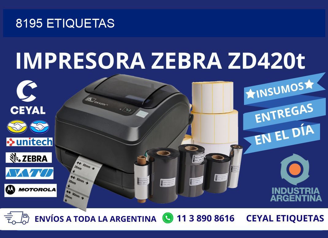 8195 ETIQUETAS
