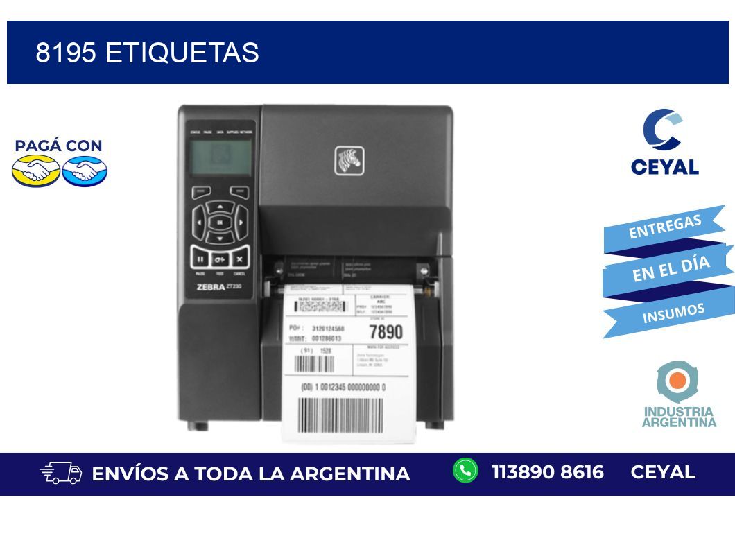 8195 ETIQUETAS