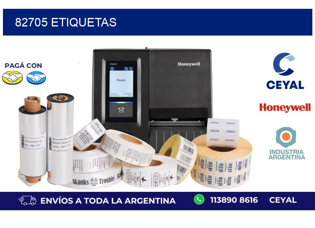 82705 ETIQUETAS