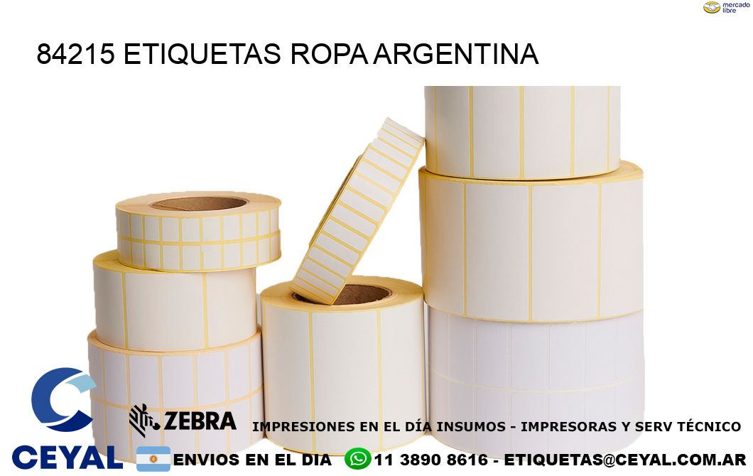 84215 ETIQUETAS ROPA ARGENTINA