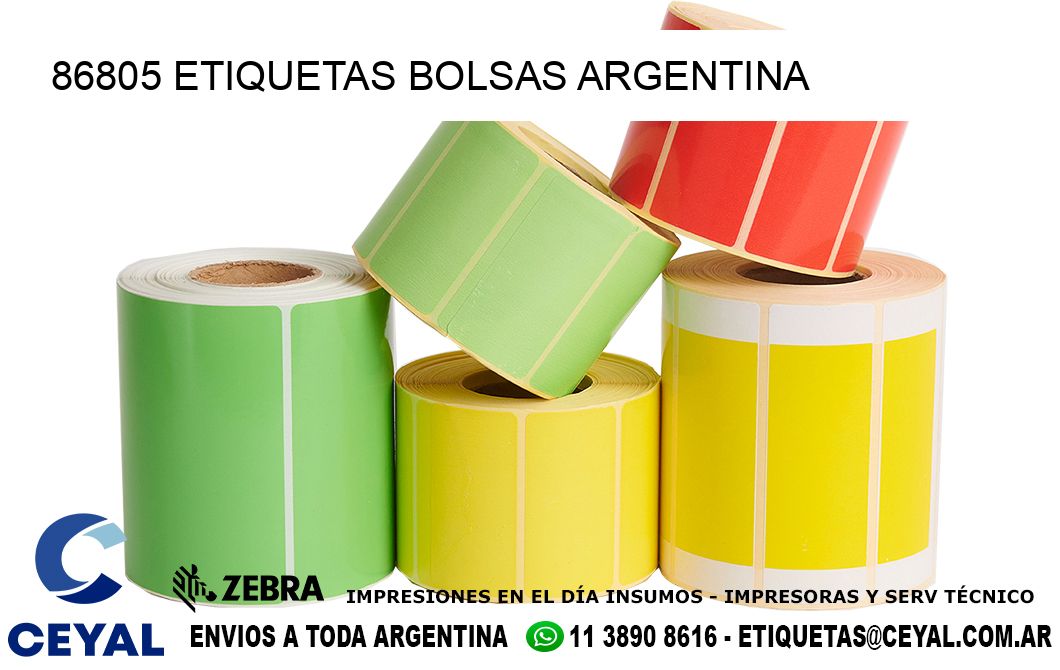 86805 ETIQUETAS BOLSAS ARGENTINA