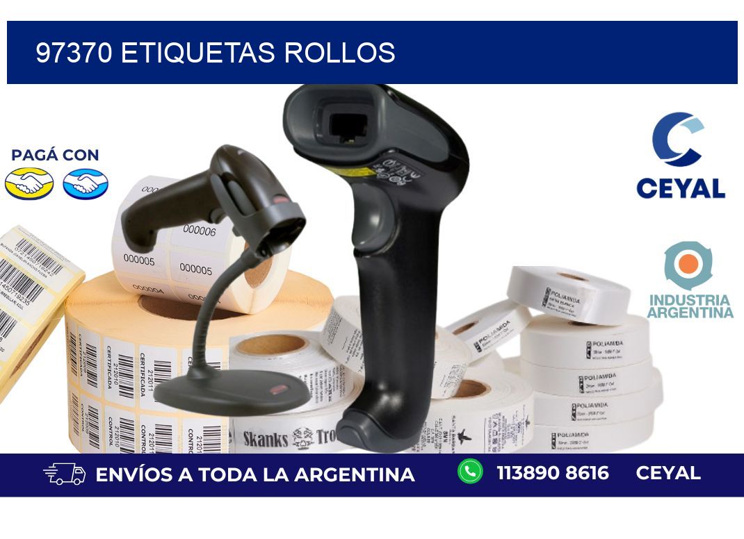 97370 ETIQUETAS ROLLOS