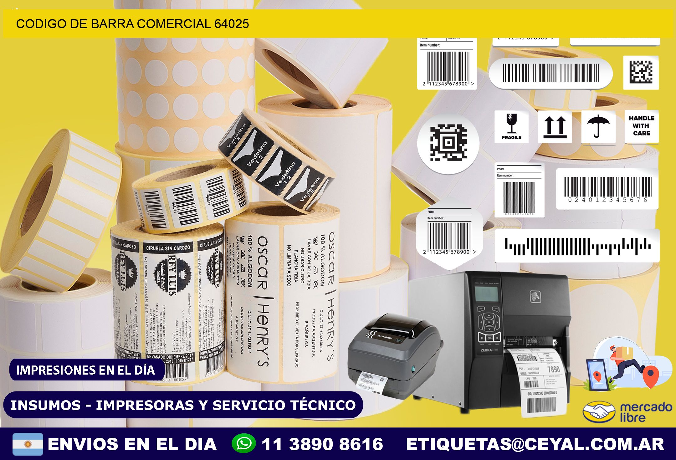 CODIGO DE BARRA COMERCIAL 64025