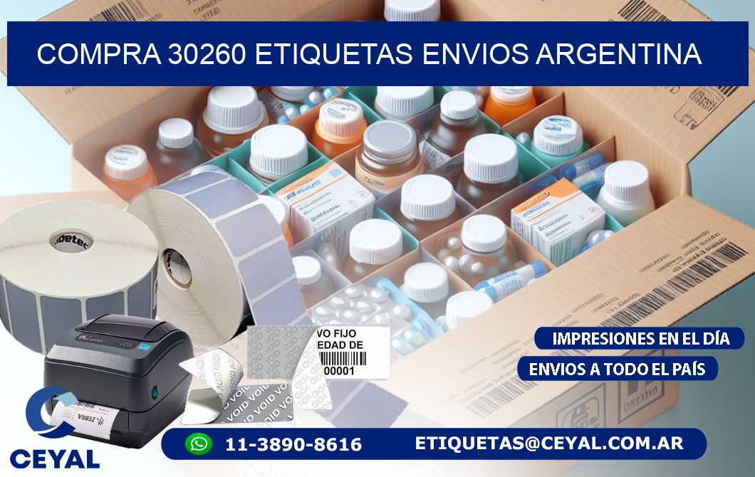COMPRA 30260 ETIQUETAS ENVIOS ARGENTINA