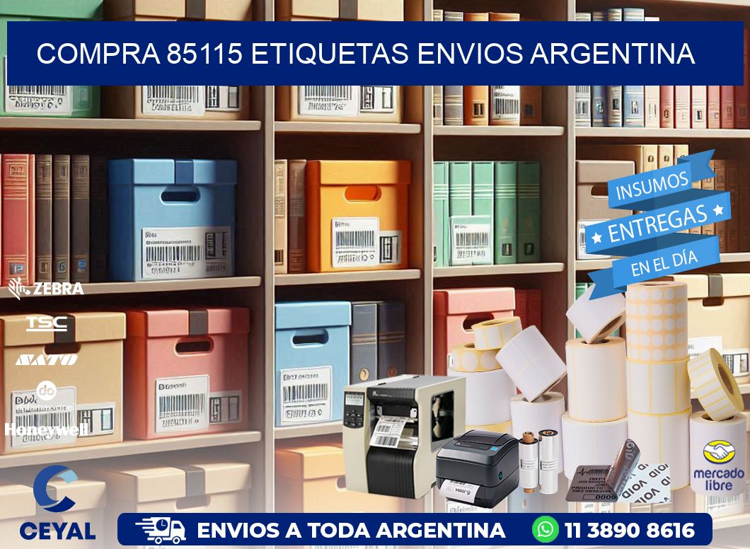 COMPRA 85115 ETIQUETAS ENVIOS ARGENTINA