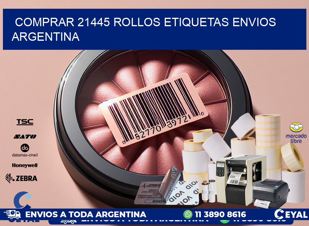 COMPRAR 21445 ROLLOS ETIQUETAS ENVIOS ARGENTINA