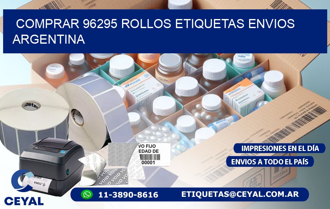 COMPRAR 96295 ROLLOS ETIQUETAS ENVIOS ARGENTINA