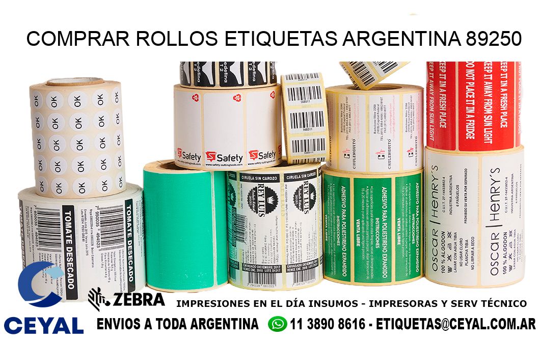 COMPRAR ROLLOS ETIQUETAS ARGENTINA 89250