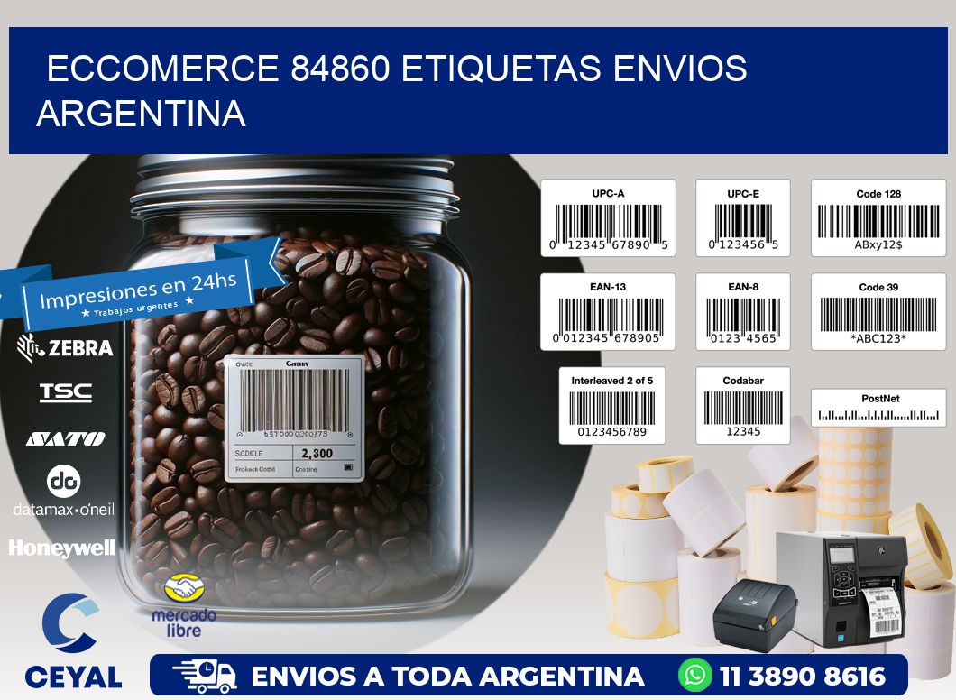 ECCOMERCE 84860 ETIQUETAS ENVIOS ARGENTINA