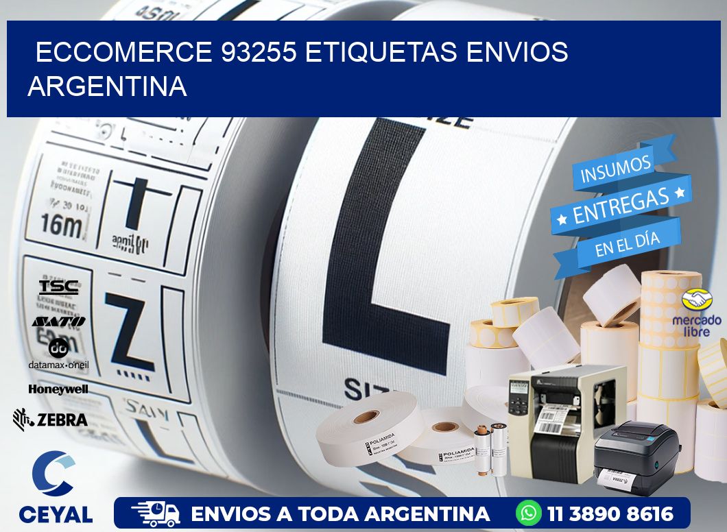 ECCOMERCE 93255 ETIQUETAS ENVIOS ARGENTINA
