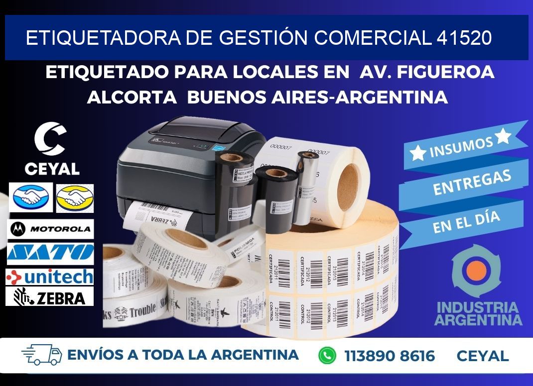 ETIQUETADORA DE GESTIÓN COMERCIAL 41520