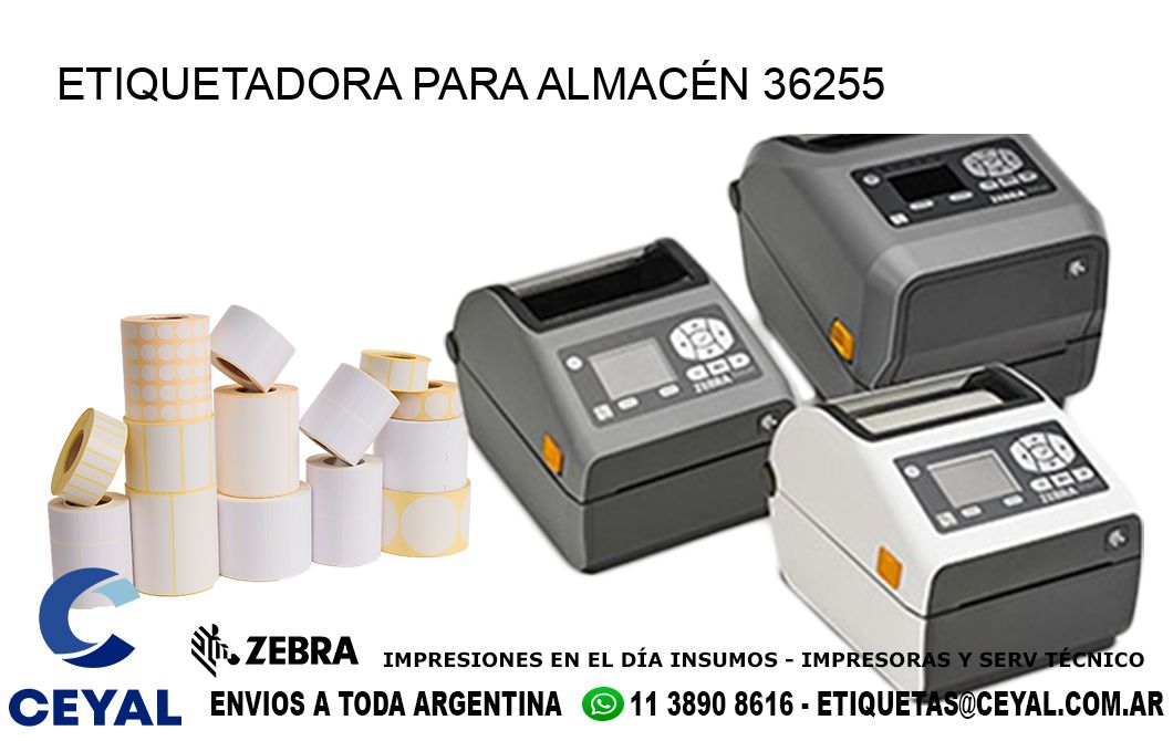 ETIQUETADORA PARA ALMACÉN 36255