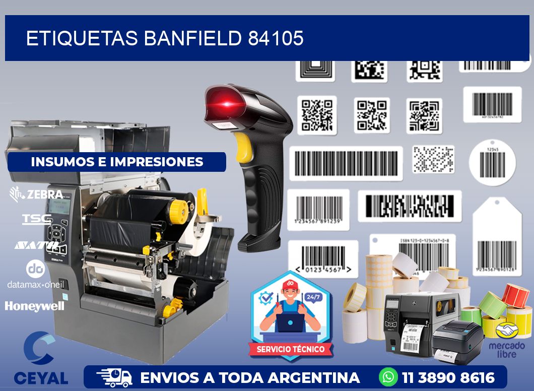 ETIQUETAS BANFIELD 84105