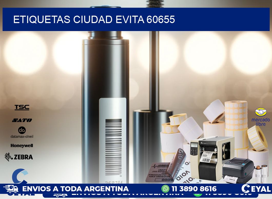 ETIQUETAS CIUDAD EVITA 60655