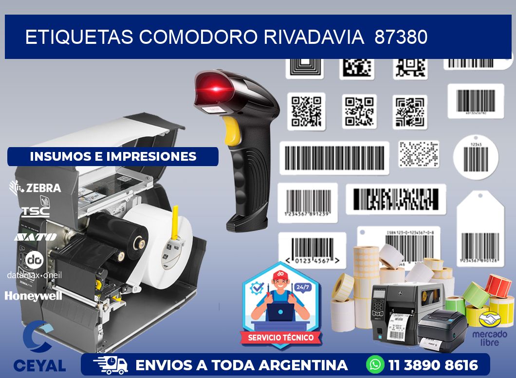 ETIQUETAS COMODORO RIVADAVIA 87380