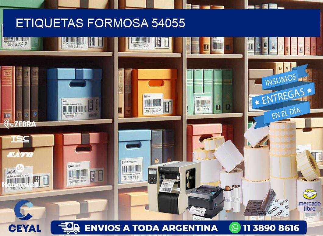 ETIQUETAS FORMOSA 54055