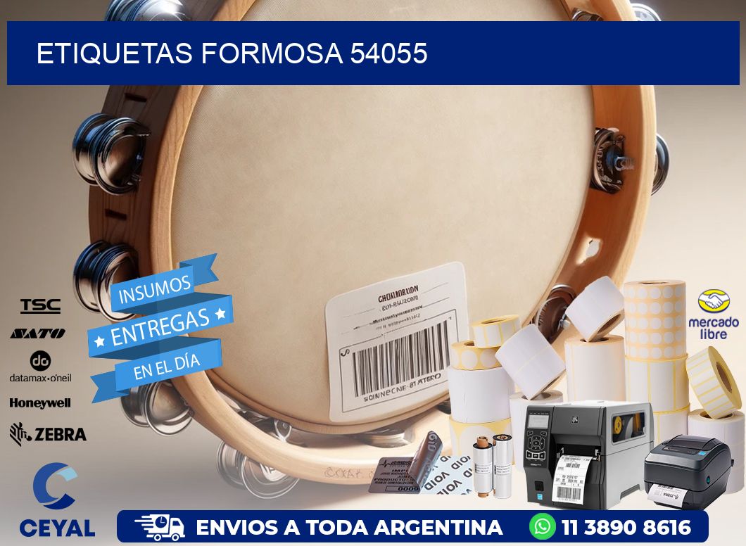ETIQUETAS FORMOSA 54055