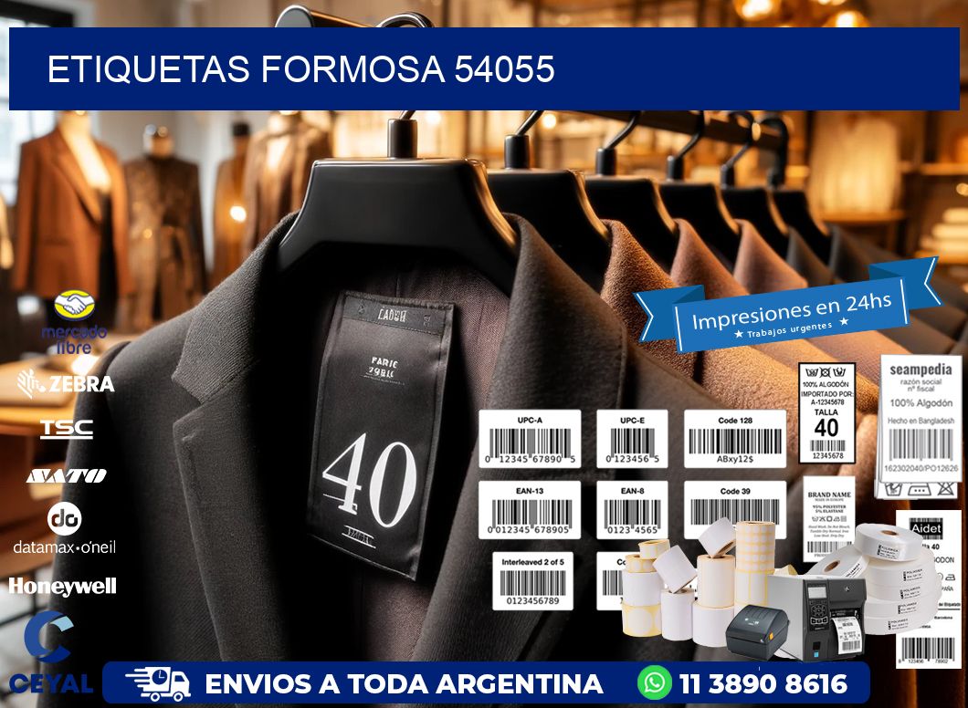 ETIQUETAS FORMOSA 54055