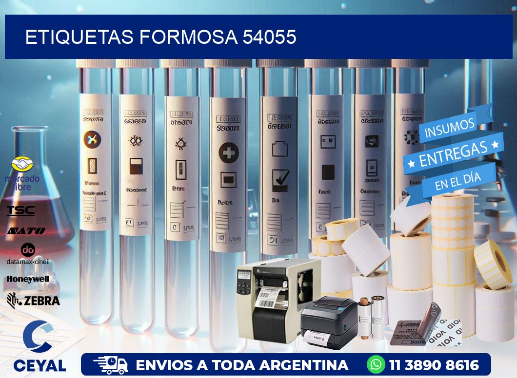 ETIQUETAS FORMOSA 54055