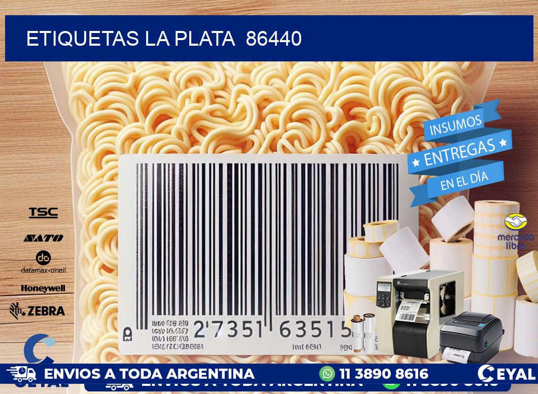 ETIQUETAS LA PLATA 86440